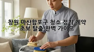 창원 마산합포구 청소 정기 계약🧹✨: 초보 탈출 완벽 가이드!